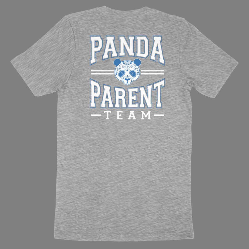 Panda Parent Tee- Athletic Heather